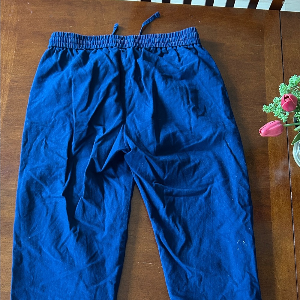J. Crew Navy Drawstring Jogger Pants - Picture 3 of 3